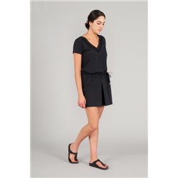 Indygena - Netto Dress for women - Deep Black Indyeva Clothing