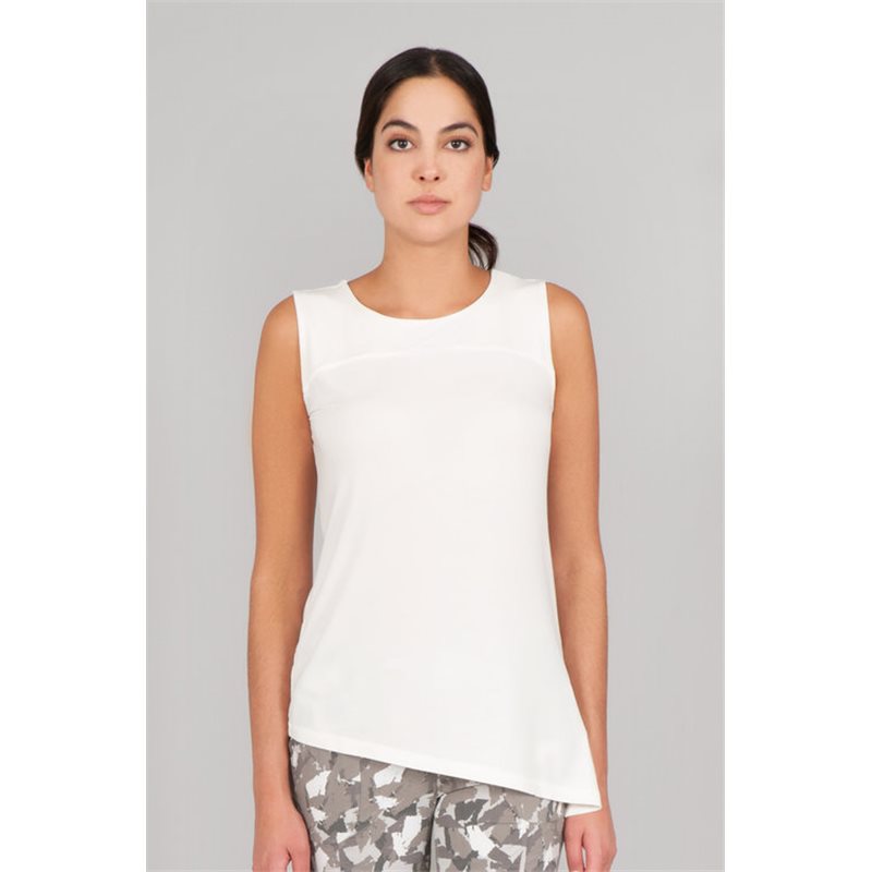 Indygena - Klappa – Light Jersey Asymmetrical Sleeveless Top for women Indyeva Clothing