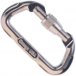 Omega Pacific Locking D Carabiner bright OPL6 Omega Pacific Carabiner