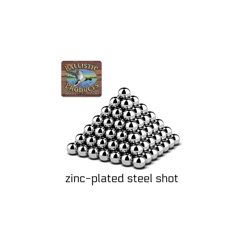 BPI Zinc Plated Steel Shot B Ballistic Products Shot