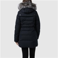 PAJAR- Manteau d'hiver AVA avec fourrure gris pour femme 2020 Pajar Femmes