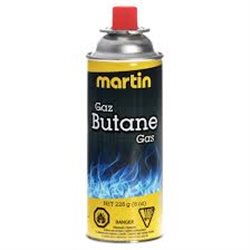 MARTIN - Package of 4 bottles of butane Martin Outdoor Gear