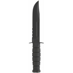 KA-BAR Full Size Black Couteau à Lame Dentelée KA-BAR Couteaux