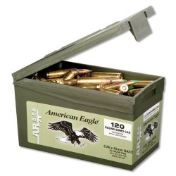 Federal 5.56mm Nato 62gr FMJ 120 balles Federal ( American Eagle) Federal