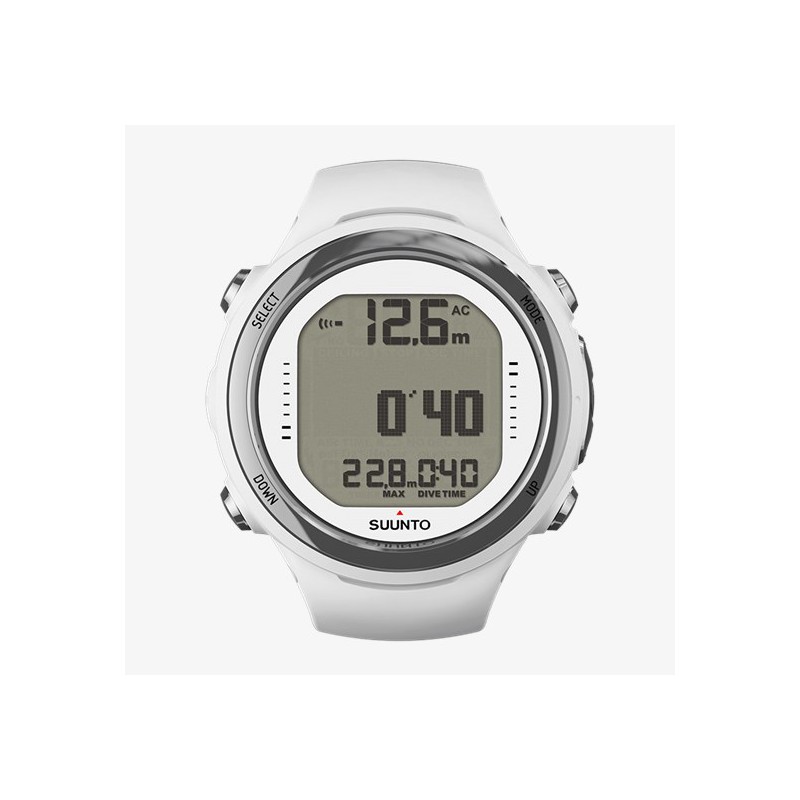 Suunto D4I NOVO WHITE SILICONE W/O USB Suunto Computer & Gauge