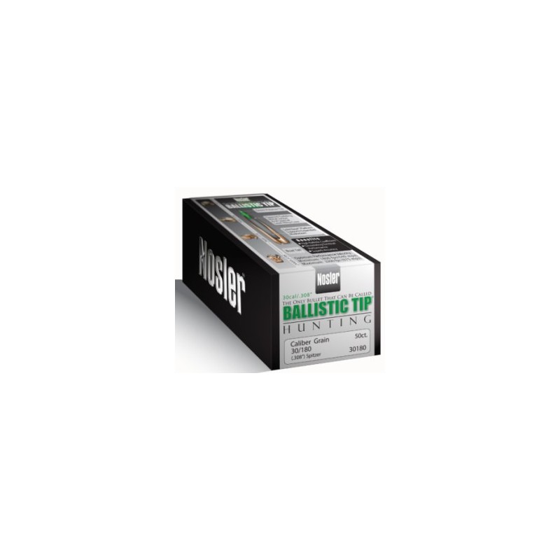 Nosler Balistic Tip .308 168gr 50/Box Nosler Nosler