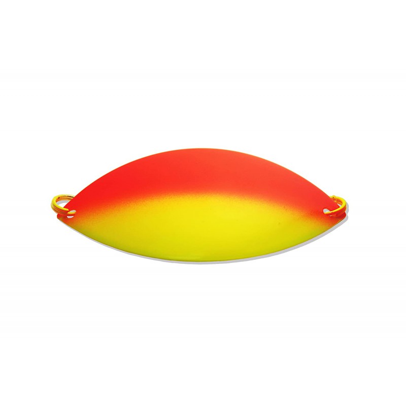 Lake Clear Wabbler No.1 Yellow Orange Lake Clear Wabbler Co Lake Clear Wabbler Co