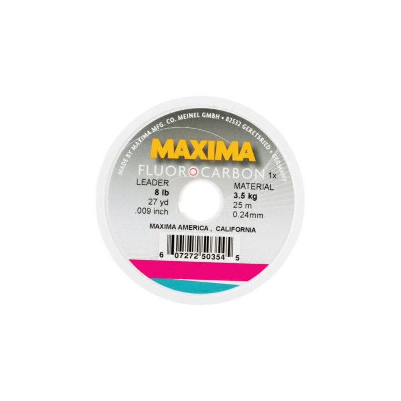 Maxima fil fluorocarbon pour Avançons 27 verges  Ligne et bas de ligne