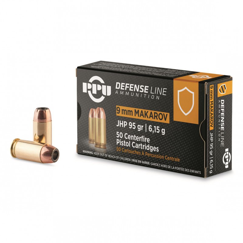 Prvi Partizan 9mm Makarov 95 gr JHP Prvi Partizan ( PPU) Autre Marque