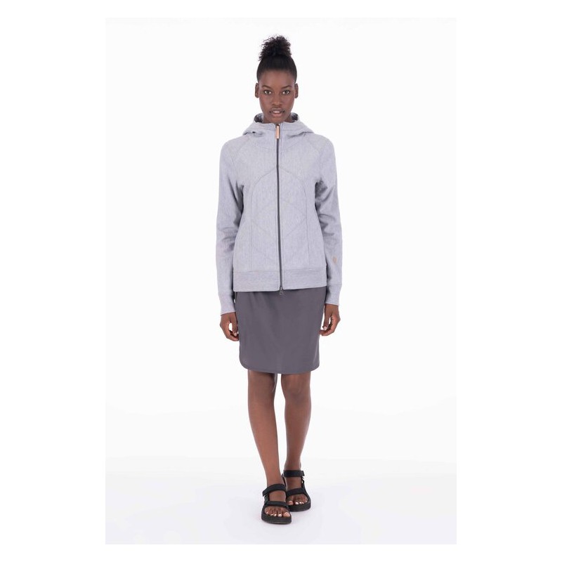 Idygena - French Terry Zip-Up Hoodie Gym-Grey XL Indyeva Clothing