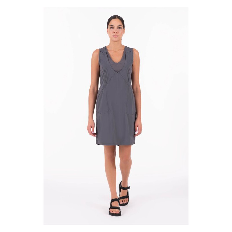 Indygena - Liike III Robe tissée extensible - Obsidian/Gris Indygena Vêtements