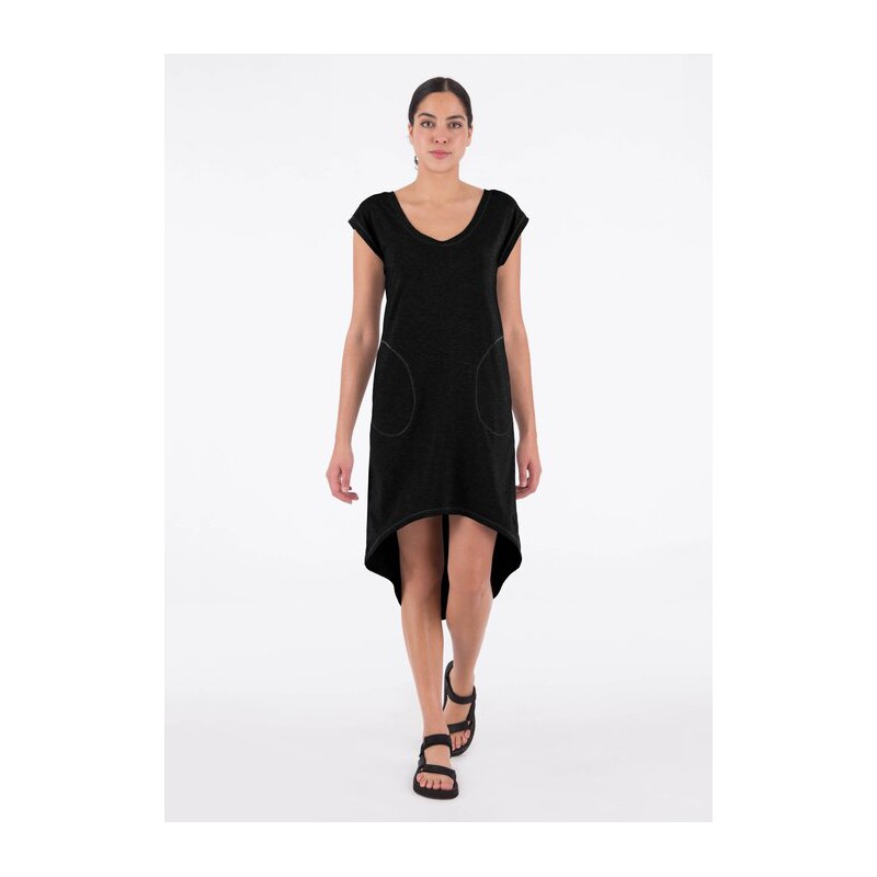 Indygena Maina - Jersey Knit Dress - Black  Clothing