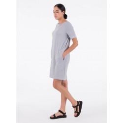 Indygena Romy - Jersey Knit Dress - Grey Moon H Indyeva Clothing