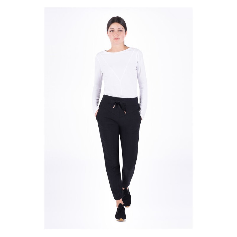 Indygena Lotta - Pantalon en molleton bouclé - Noir Indygena Vêtements