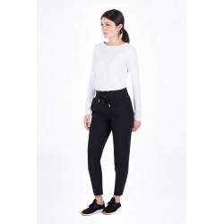 Indygena Lotta - Pantalon en molleton bouclé - Noir Indygena Vêtements