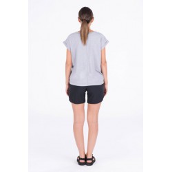 Indygena Sofi - Haut en Tricot Jersey - Gris Indyeva Vêtements