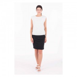 Indygena Goma - Jersey Knit Sleeveless Top - White Indyeva Clothing