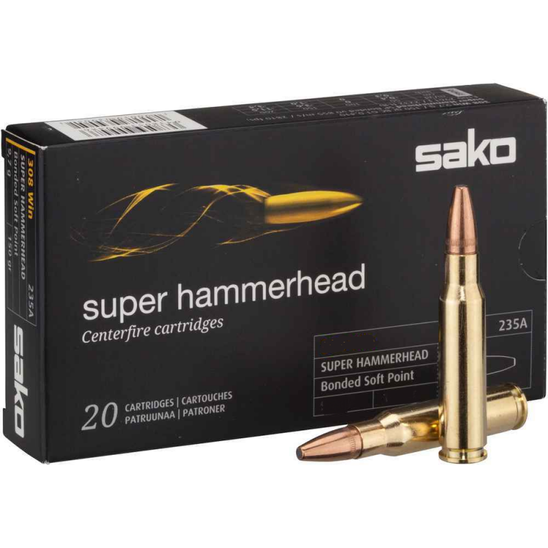 Sako Super Hammerhead 308 Win 150 Gr Sako Norma,Lapua, RWS & Sako