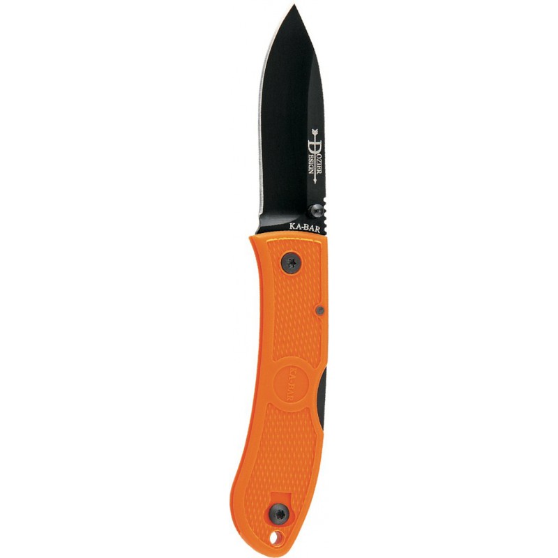 KA-BAR Couteau Folding Hunter Blaze Orange KA-BAR Couteaux