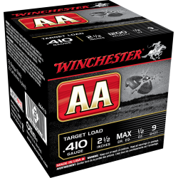 Winchester AA 410 Ga 1/2 oz 9 Winchester Ammunition Target & Hunting Lead