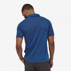 Patagonia - Polo pour homme en « Capilene® Cool Trail » - Bleu supérieur Patagonia Vêtements