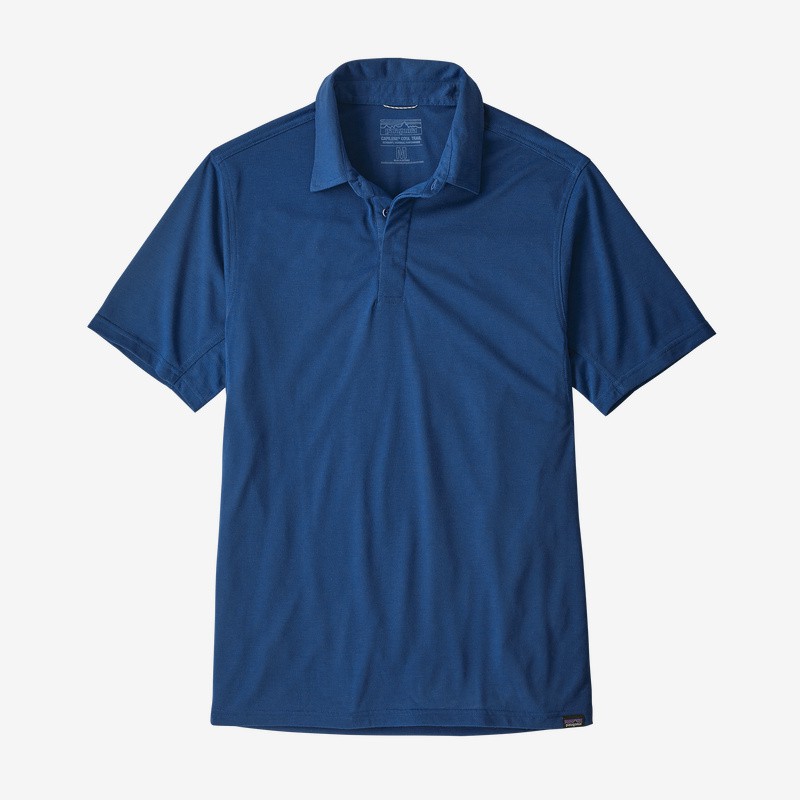 Patagonia - Men's Capilene® Cool Trail Polo - Superior Blue Patagonia Clothing