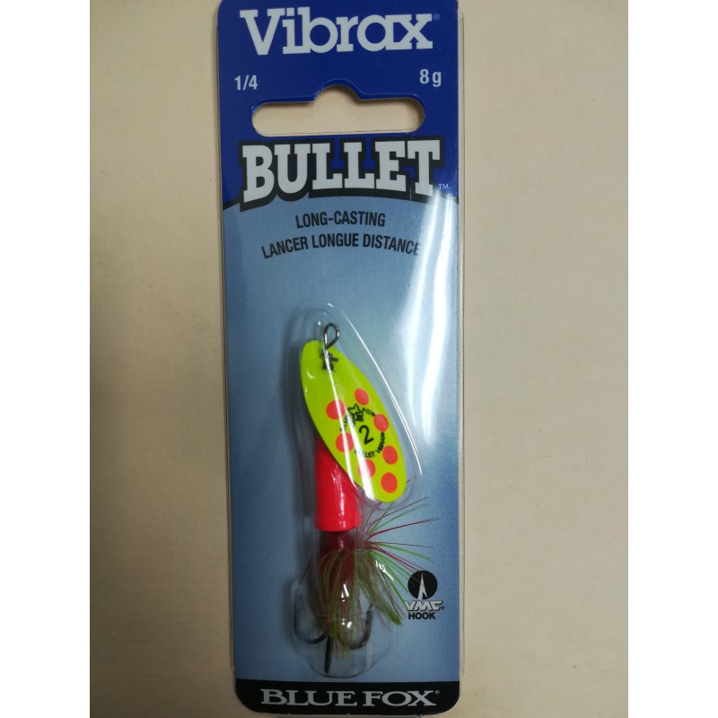 Blue Fox Vibrax Bullet 1/4 OZ Blue Fox Blue Fox