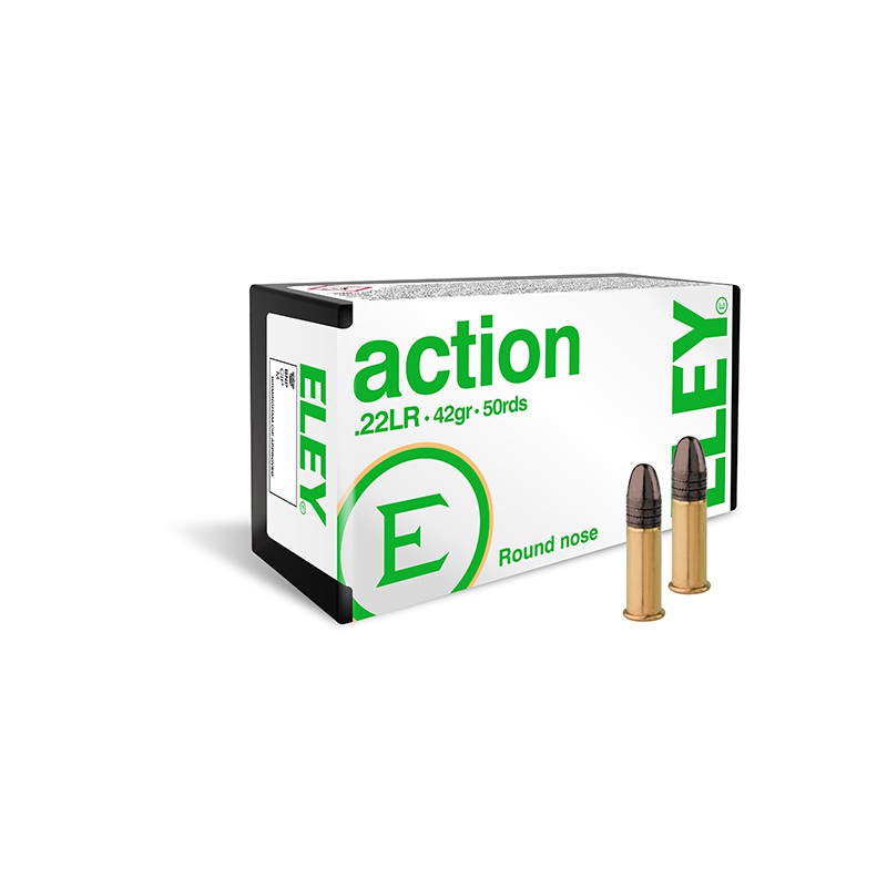 Eley Action 22 Lr 42 Gr RN Eley Rimfire