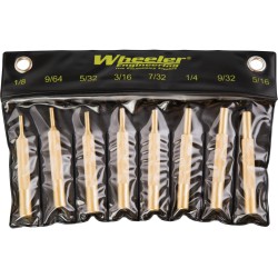 Wheeler 8 Pieces Brass Pun Wheeler Accessoires pour armurier