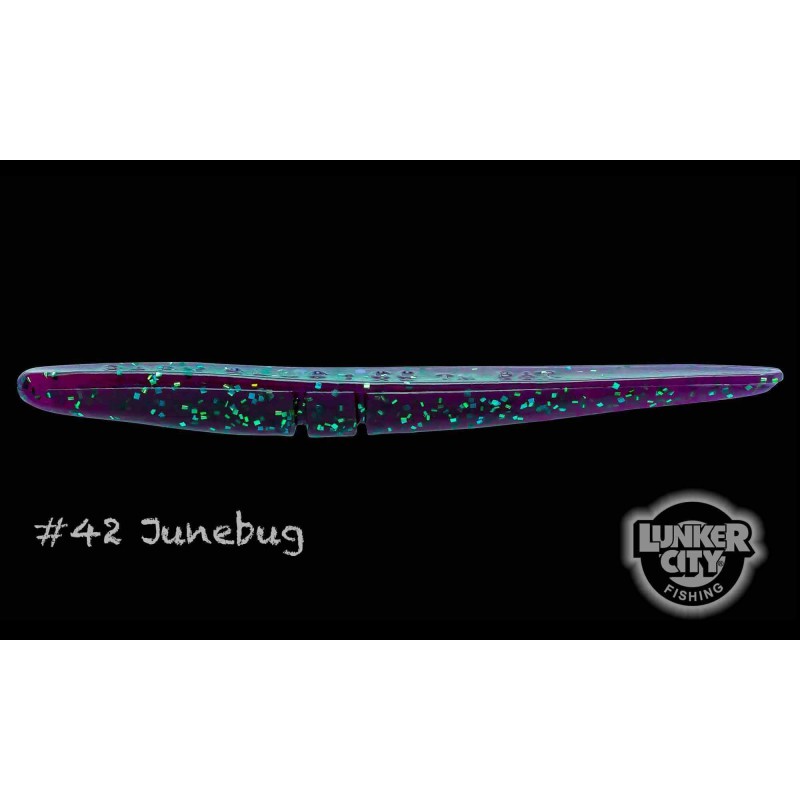 Lunker City 4.5" Slug-Go Junebug Lunker City Jig et leure souple