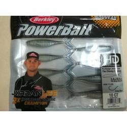 BERKLEY POWER BAIT THE CHAMP MINNOW 3.4'' SILVER SHINER Berkley Jig et leure souple