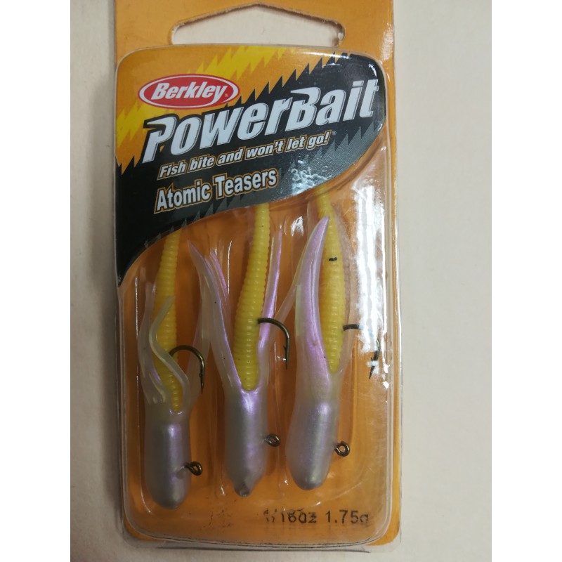 BERKLEY POWER BAIT ATOMIC TEASERS PEARL WHITE Berkley Jig & Leurre souple