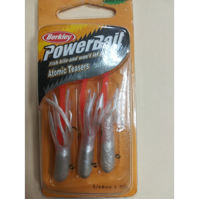 BERKLEY POWER BAIT ATOMIC TEASERS PEARL WHITE