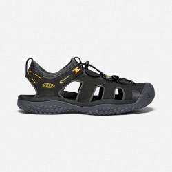 Keen Solr Sandal Black/Gold For Men KEEN Footwear