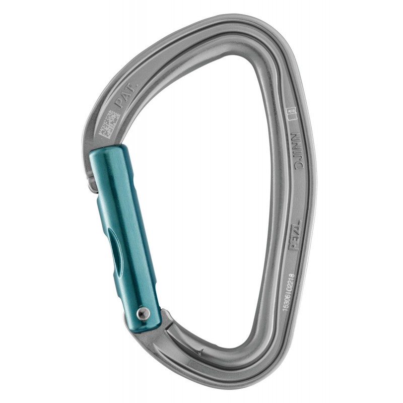 PETZL DJINN CARABINER STRAIGHT GATE GRAY Petzl Carabiner