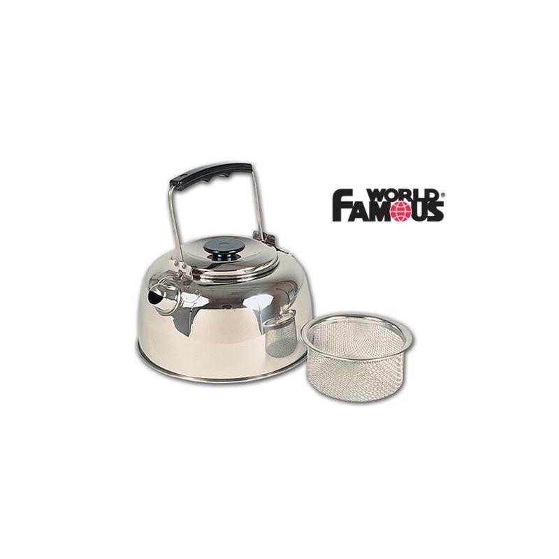 WORLD FAMOUS-STAINLESS KETTLE- 1L World Famous Accessories