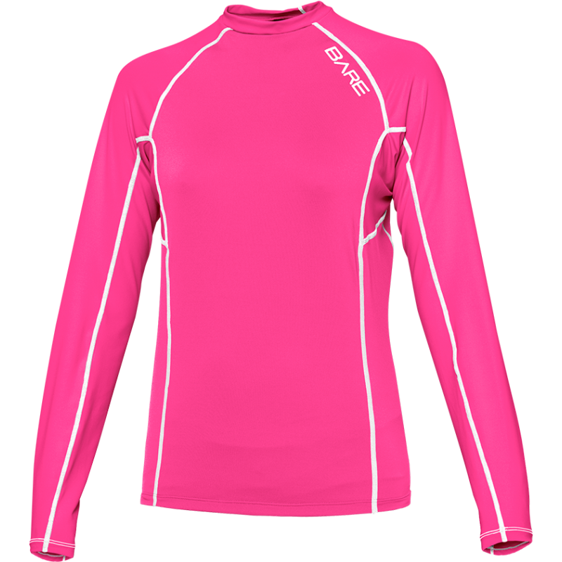 BARE RASH GUARD LONG SLEEVE FOR WOMEN PINK Bare Rash Guard