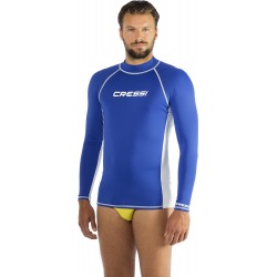 CRESSI MEN LONG SLEVE RASHGUARD BLUE Cressi Rash Guard