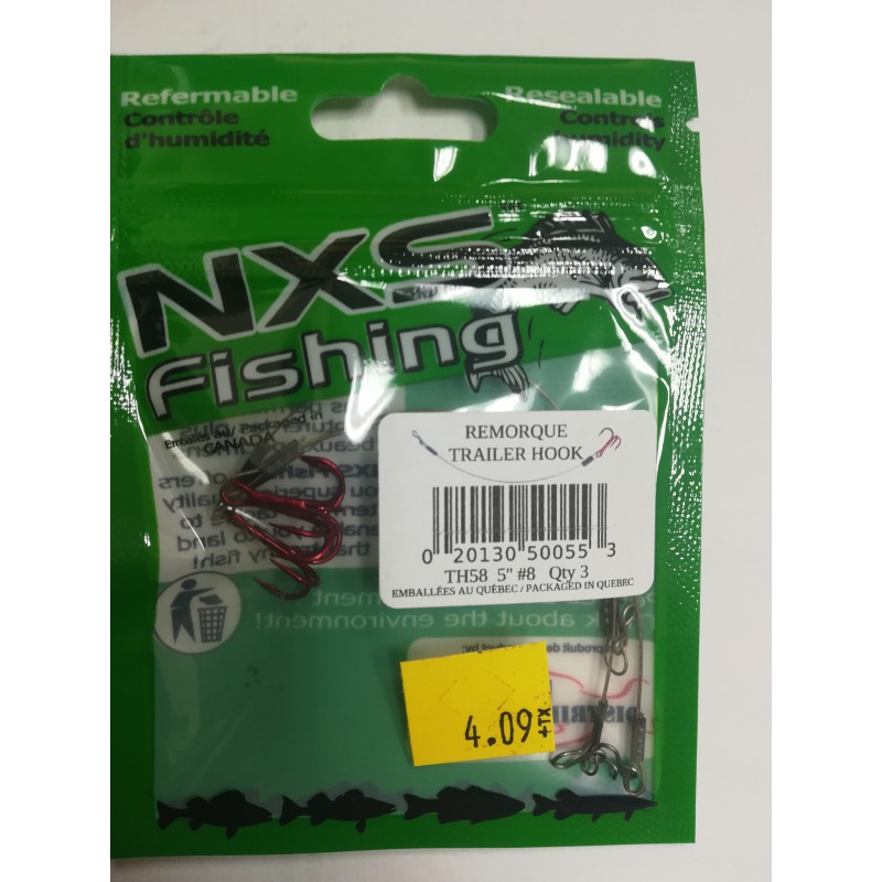 Nxs Trailer Hook Red 5'' No8
