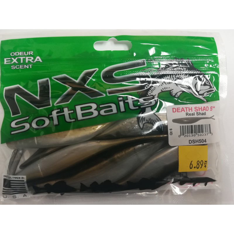 NSX DEATH SHAD 5'' REAL SHAD NXS Jig & Soft Bait