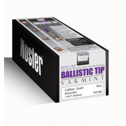 Nosler Balistic Tip .224 55gr 100/Boite Nosler Nosler
