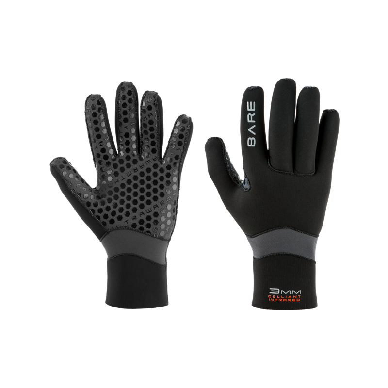 BARE 5mm Ultrawarmth Glove, Black Bare Wet suit