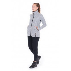 Indygena - Kaula II - Full Zip Sweater - Grey Indyeva Clothing