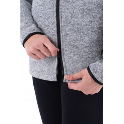 Indygena - Kaula II - Full Zip Sweater - Grey Indyeva Clothing