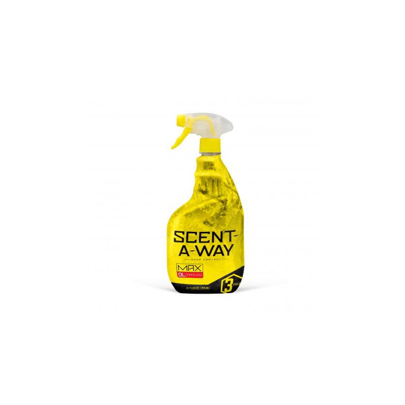 SCENT-A-WAY MAX SPRAY ODOR CONTROL ODORLESS Hunter Specialities Lures & Scents