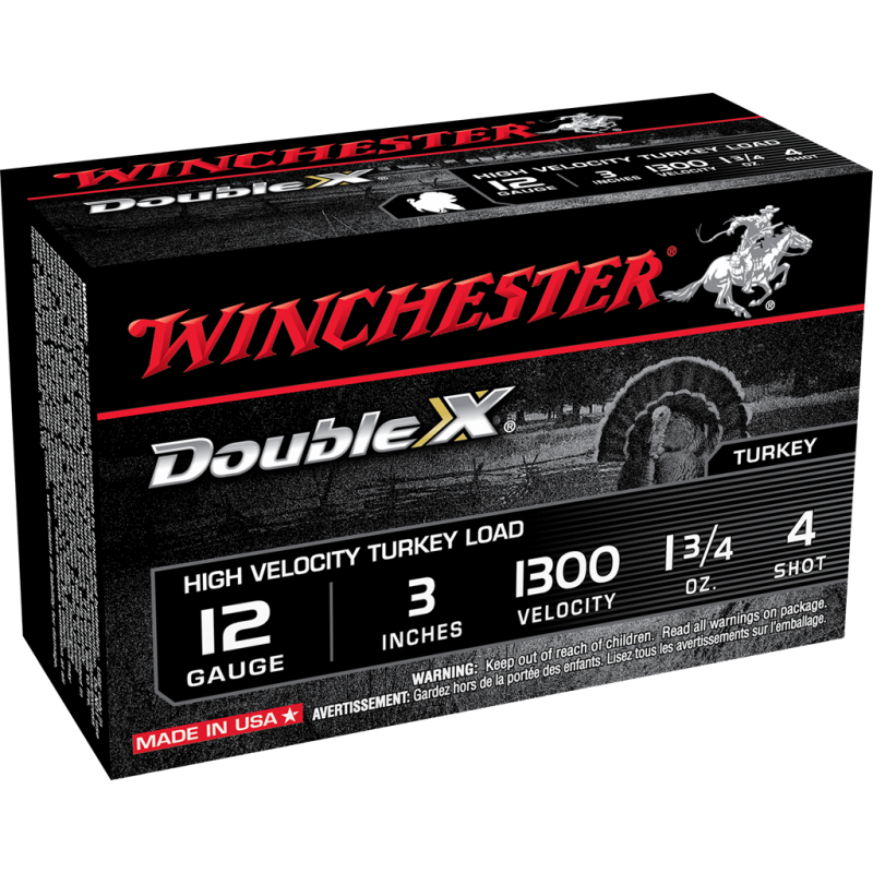 Winchester Double X Turkey 12 Ga 3'' 4 Winchester Ammunition Turkey