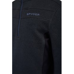 Spyder - Encore Half Zip Jacket for Men - Black SPYDER Clothing