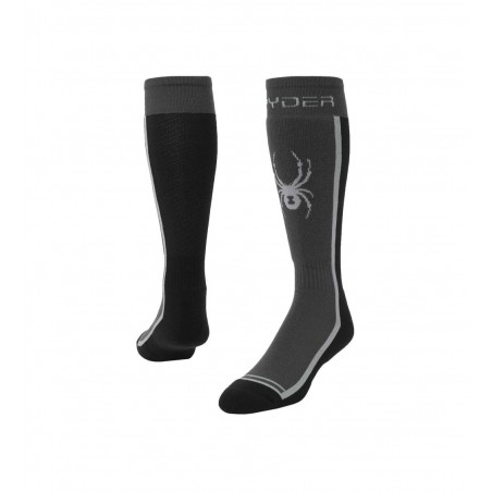 Chaussettes De Ski Spyder Swerve Sock - Fille/Garçon | Rembourrage Point De Pression, Compression