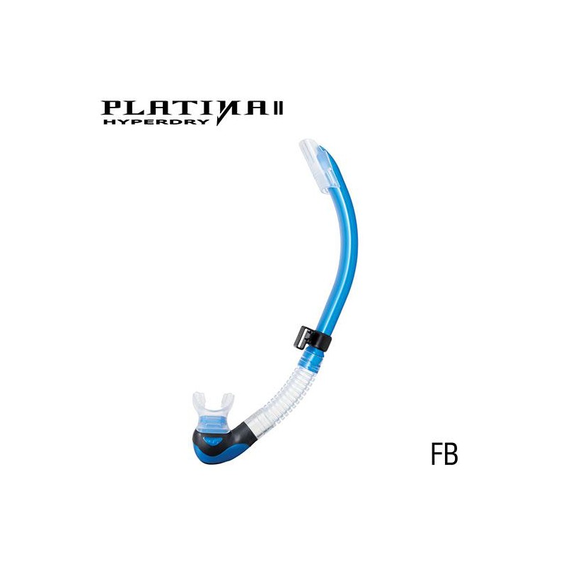 TUSA Platina II FISHTAIL BLUE Tusa Snorkel