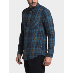 The North Face : Chemise Hayden Pass 2.0 pour hommes - Aviator Navy Heritage Medium Three Color Plaid THE NORTH FACE Vêtements